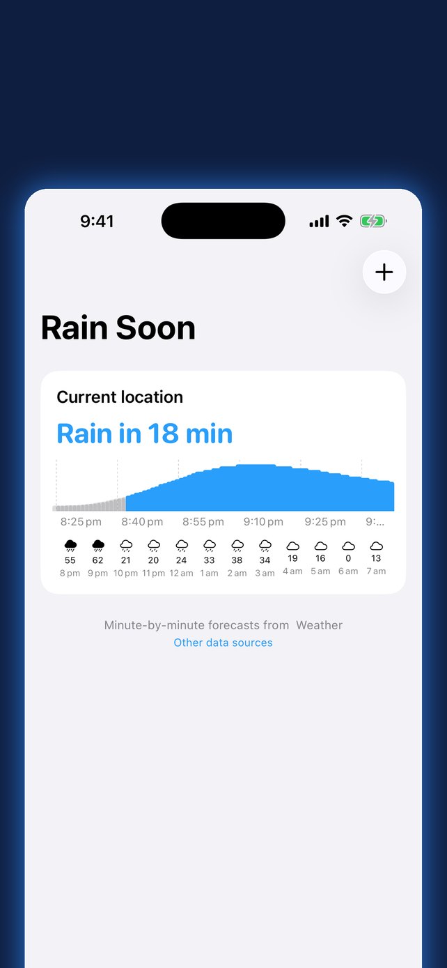 Rain Soon: Rain Alerts screenshot 1
